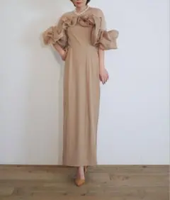 Myshawty ROSE PEPLUM SET DRESS - メルカリ