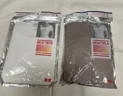 ユニクロ ヒートテック UネックT(半袖) 2枚セット サイズL