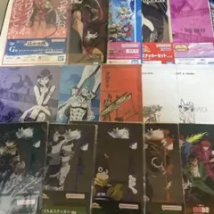 僕のヒーローアカデミア＆ONE PIECE＆幽遊白書クリアファイルセット