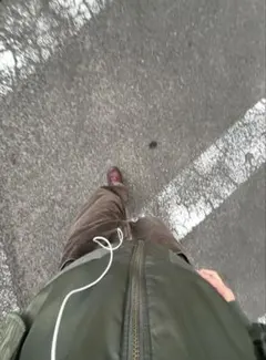 90s OLD NAVY LOOSE JEANS ダークブラウンコーデュロイのサムネイル