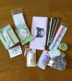 【未使用】鉛筆・ペンポーチなど文具セット　まとめ売り