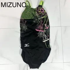 FINA承認 AL112L 競泳水着 M ブラック×ブルー - メルカリ