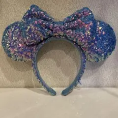 ミニーマウス風ラメカチューシャ