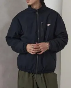 【BALL】中綿切替スタンドジャケット　Mサイズ　ネイビー