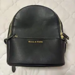 Maison de FLEUR リボン リュック ブラック M