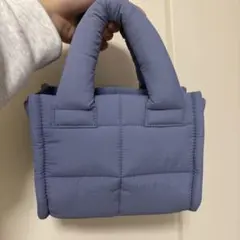 GU パフミニ　ライトブルー ショルダーバッグ　新品