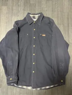 Carhartt ワークシャツジャケット ネイビー　古着