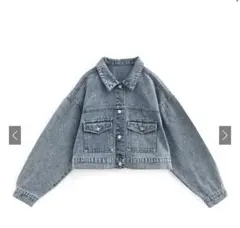 グレイル　クロップド丈デニムジャケット[on302]