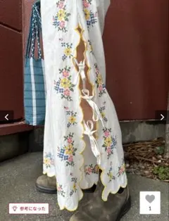 美品】スローブイエナ カットワーク コットン カーゴパンツ - メルカリ