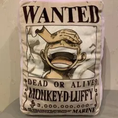MONKEY D. LUFFY WANTEDクッション　ワンピース