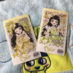 ひみつのアイプリ ブロマイド風ステッカー 2枚セット つむぎ