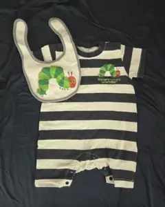 はらぺこあおむしスタイ&ロンパースセット 60サイズ