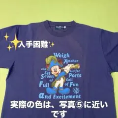【超希少❗️未使用】ディズニーシー　ミッキー　Tシャツ L