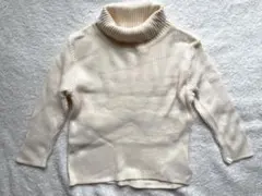 miki HOUSE ミキハウス　タートルネックセーター 80 アイボリー