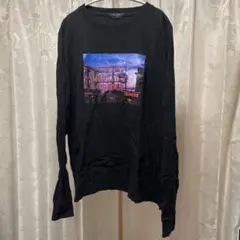 MARKET グラフィックプリント 長袖シャツ　黒　ロンT