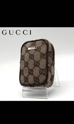 【美品】 GUCCI レザー×キャンバス