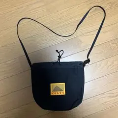 KELTY 旧ロゴ 巾着ショルダーバッグ 黒
