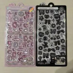 は*な様 ボンボンドロップシール　オリジナル　ガーリーボンボン　ブラックボンボン