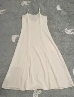 ホワイト キャミワンピース サイズF ナイスクラップ