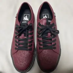 VANS クリーパー スニーカー ボルドー レオパード柄のサムネイル