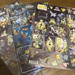 希少◎ポケモン 映画上映記念シール3枚セット