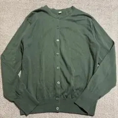 UNIQLO UVカットスーピマコットンクルーネックカーディガン　Mサイズ