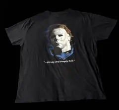 【公式】ハロウィン マイケルマイヤーズ 映画Tシャツ XL 黒 ムービーT