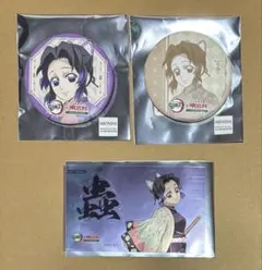 鬼滅の刃　明治村　マット缶バッジ　クリアシール　胡蝶しのぶ