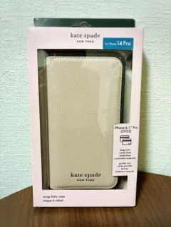 【未使用】kate spade iPhone14 Pro 手帳型ケース