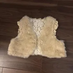 ベビー服　ファーベスト　ベージュ　90