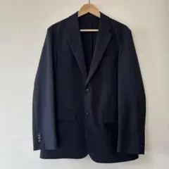 美品 ユニクロ 感動ジャケット 2WAYストレッチ Lウールライク UNIQLO