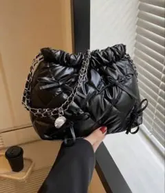 SHEIN キルティングショルダーバッグ