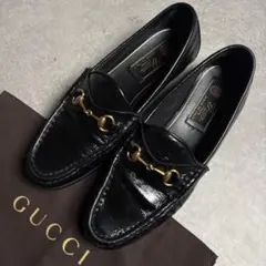 グッチ　GUCCI 1953 ホースビットローファー 36 1/2 C ブラック