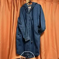 傷み有り　　デニムロングジャケット