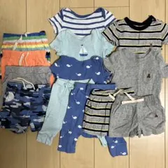 baby gap(一部h＆m含む)ボディーシャツ、パンツ13点セット