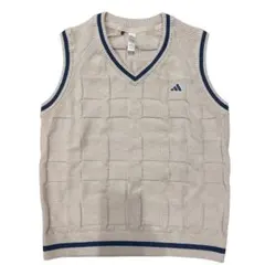 【新品タグ付】adidas アディダスゴルフ Vネック ニットベスト XL