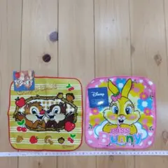 Disney チップ&デール ミス・バニー ミニタオル 2枚セット