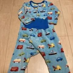 【90cm】ベビーパジャマフリース毛布水色男の子
