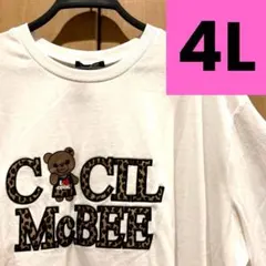セシルマクビー 大きいサイズ Tシャツ 4Ⅼ