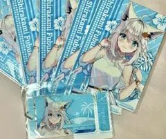 【白上フブキ】アクリルキーホルダー、３枚入りブロマイドセット×5