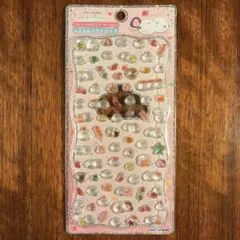 ジュエルプチドロップ シマエナガ ストーンつき カミオジャパン シール