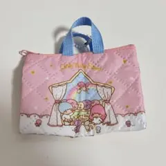 サンリオ レトロレッスンバッグ ミニキーホルダー リトルツインスターズ