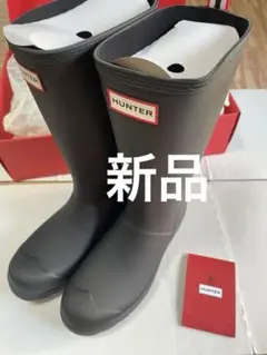 箱あり美品】HUNTER レインブーツ ロング ブラック 35.5 - メルカリ