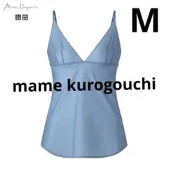 マメクロゴウチ　シアーキャミソール　ブルー　M UNIQLO ユニクロのサムネイル