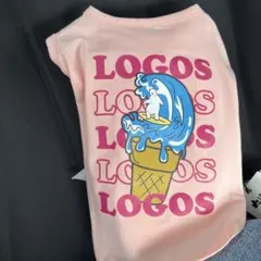 LOGOS 犬用タンクトップ ピンク アイスクリーム柄　Sサイズ　クール&防蚊のサムネイル