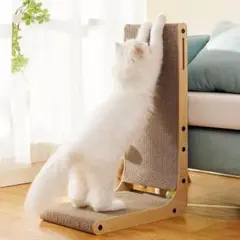 신제품 고양이 손톱깎이 L 타입 대형 목재 프레임 네일 폴리쉬 오크 스타일 (라이트) 260007