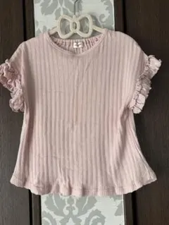 キッズ フリルTシャツ ピンク 110cmのサムネイル