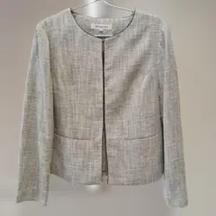 NATURAL BEAUTY BASIC ノーカラージャケット Lサイズのサムネイル