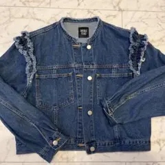 フリンジデニムジャケット
