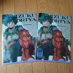僕のヒーローアカデミア　クリアファイル　緑谷出久2枚